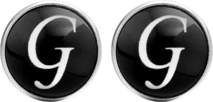 Fako Bijoux - Manchetknopen - Alfabet - Letter G