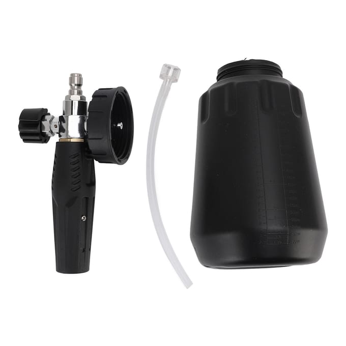 Hogedrukreiniger Schuimkanon 1000ML Multifunctioneel Draagbaar Efficiënt Gebruik Schuimspuit voor Tuin black