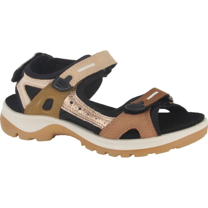 Ecco Offroad Sandalen bruin Textiel - Maat 42