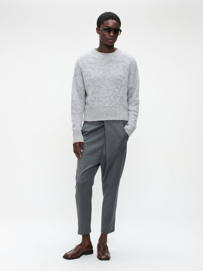 Klaus viscose pants | Dark Grey - Dark Grey / M