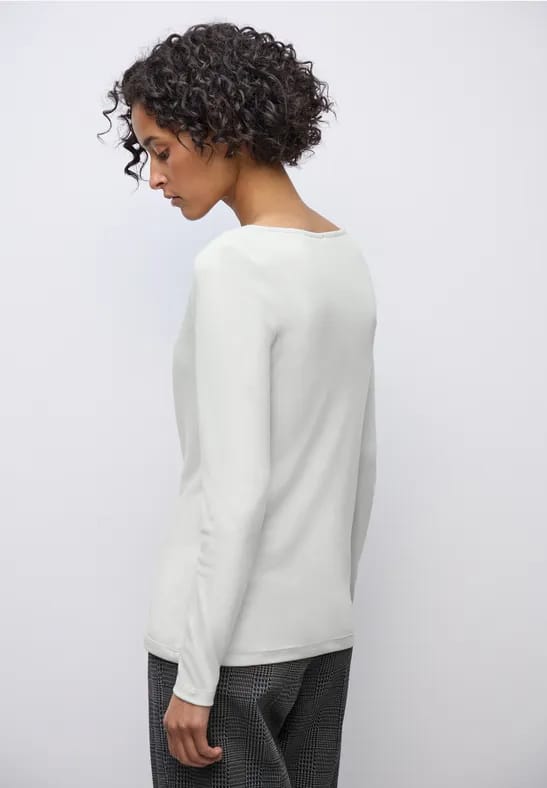 Basic shirt met lange mouwen