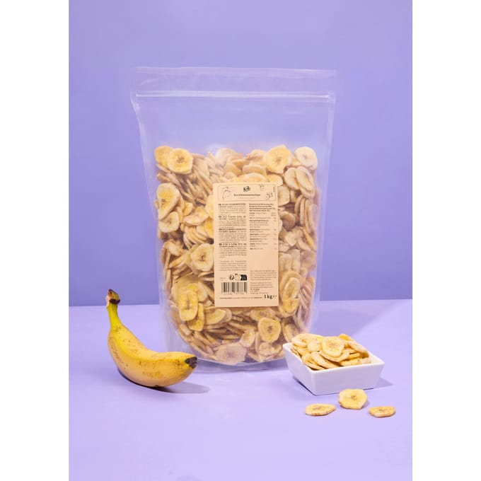 Bakbanenenchips zonder suiker 1 kg