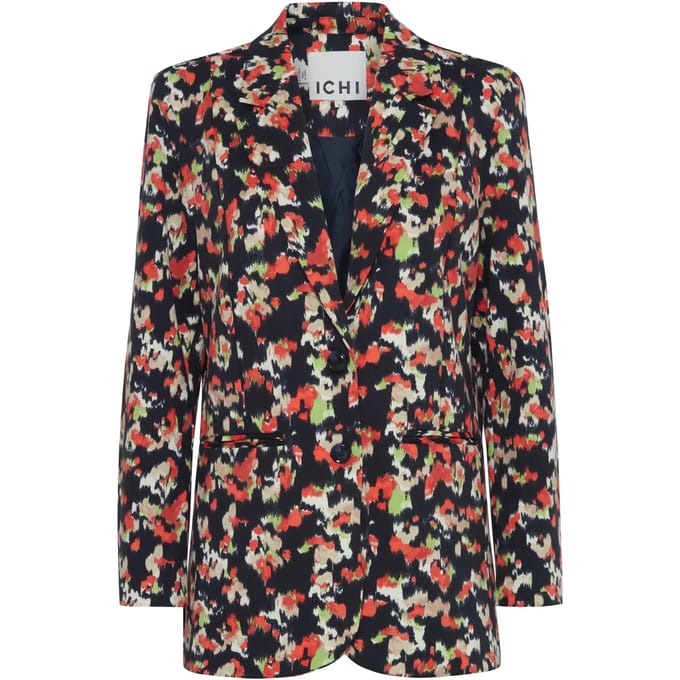 Oversized blazer met print voor dames Ichi Ihkate