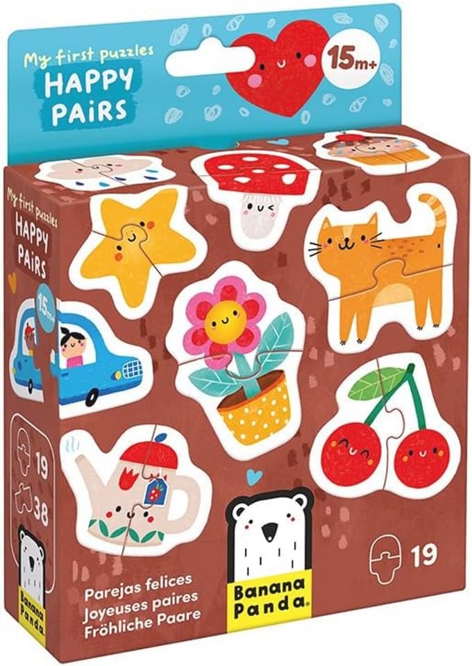 Eerste Puzzels voor Peuters - Leuke Paren 15m+