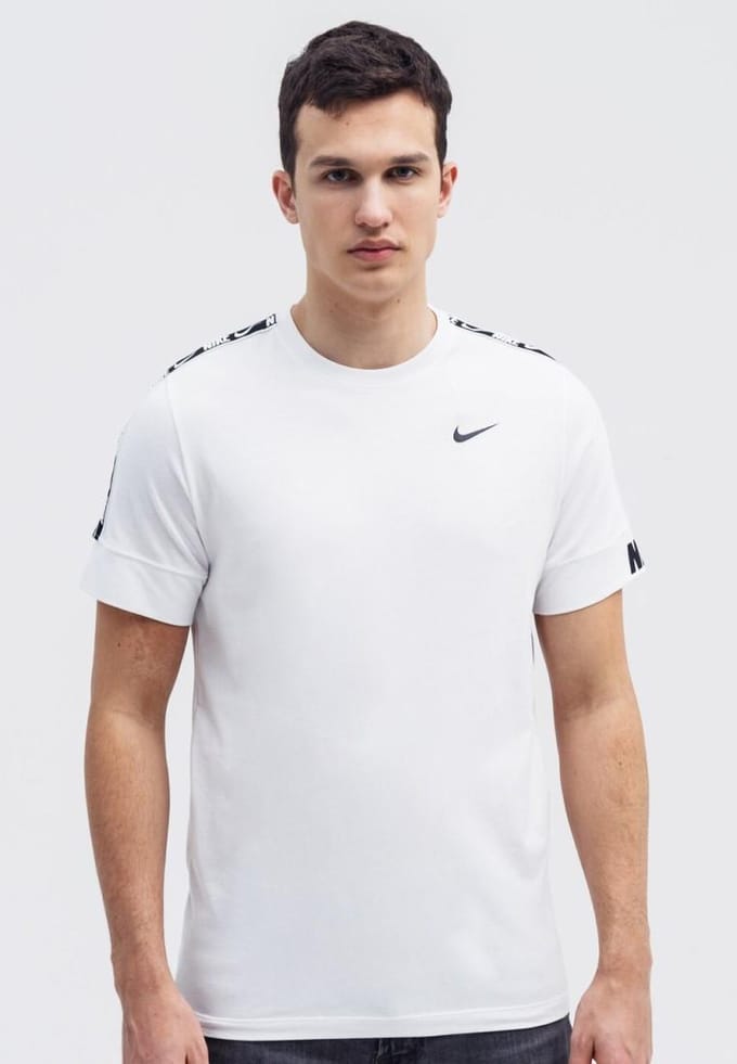 Nike Herhaal T-shirt voor heren in wit