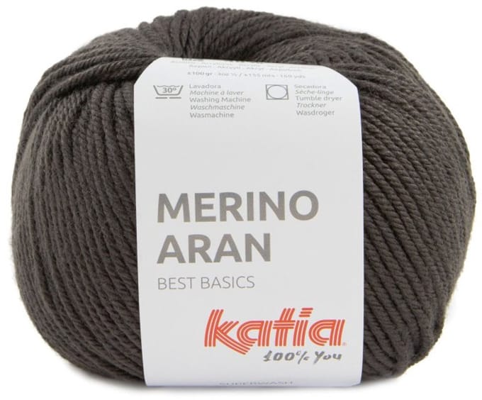 Katia Merino Aran - 95 donkerbruin - Merinogaren