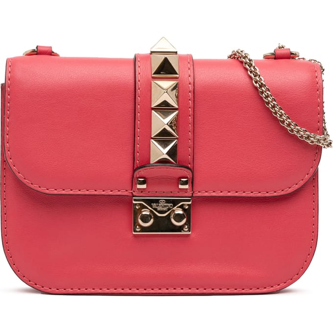 Tweedelige Small Rockstud Glam Lock Crossbody