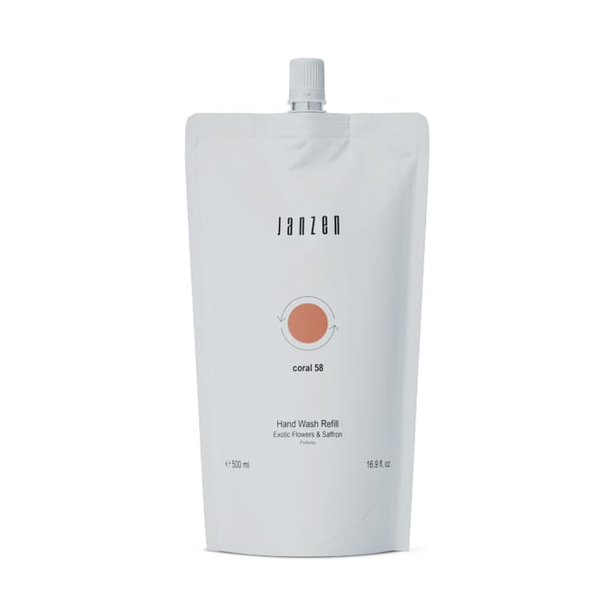 JANZEN – Hand Wash Refill - Coral 58 – 500 ml