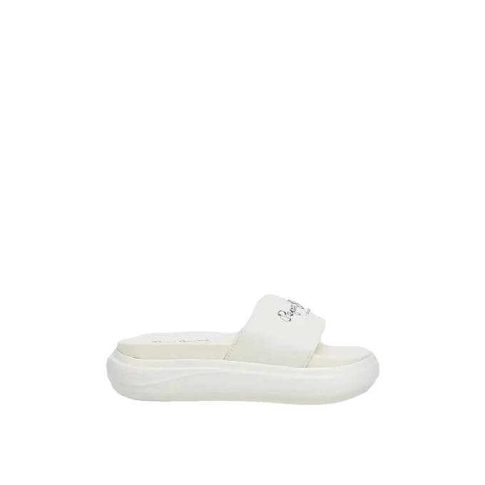 Pepe Jeans Bella Log Slippers Wit EU 36 Vrouw
