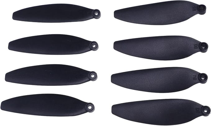 8 Stuks Vervangende Drone Propellers van 7.1 Cm, Stille Bladen en Accessoires met Schroevendraaier voor Mini Series E88 E58