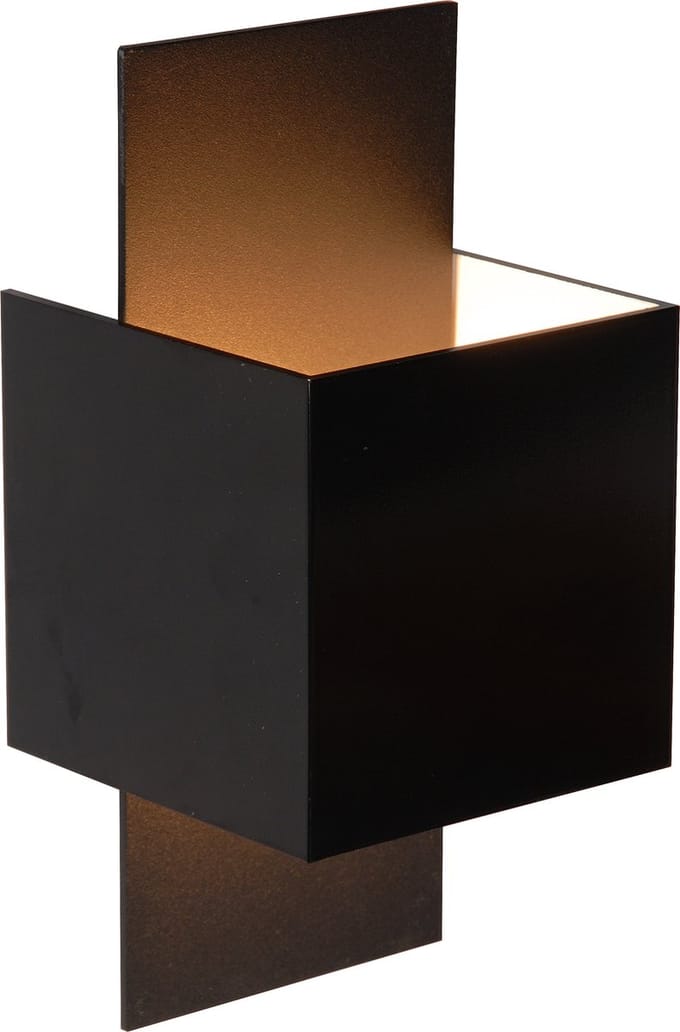 Lucide CUBO - Wandlamp - 1xG9 - Zwart