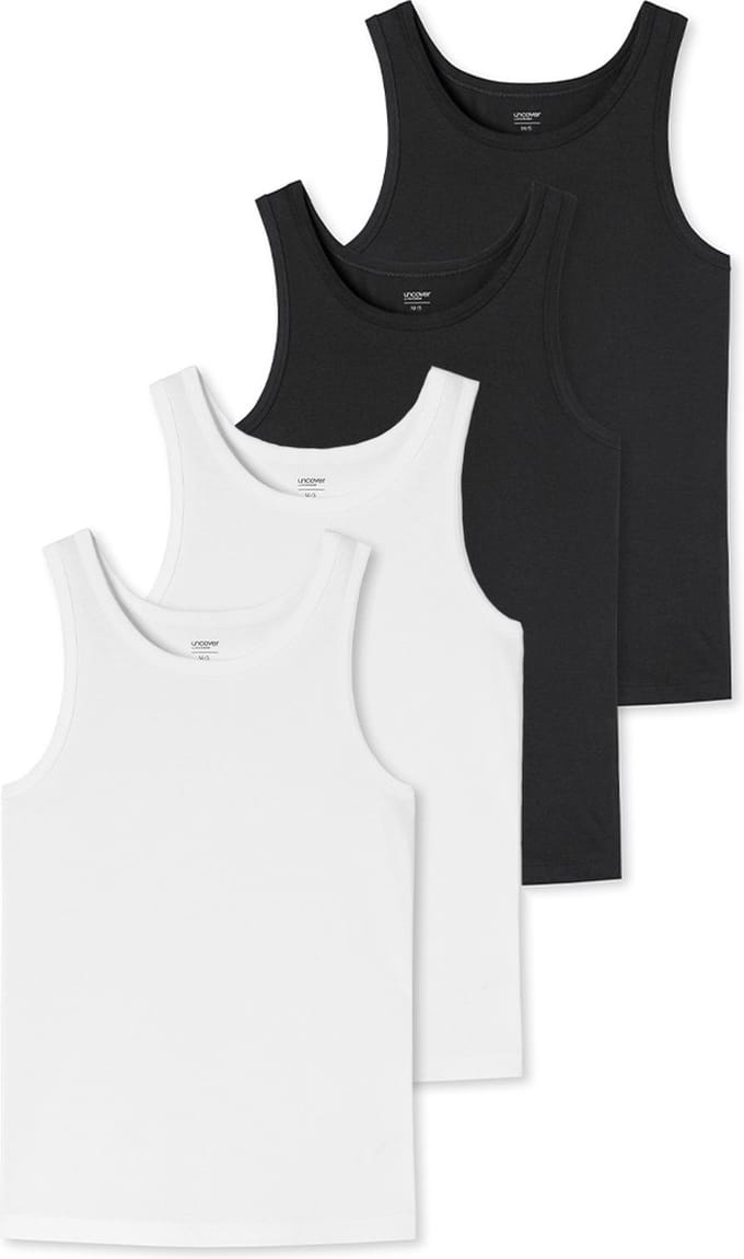 uncover by Schiesser Heren onderhemd 4 pack Basic