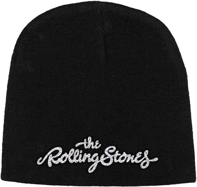 The Rolling Stones - Logo Beanie Muts - Zwart