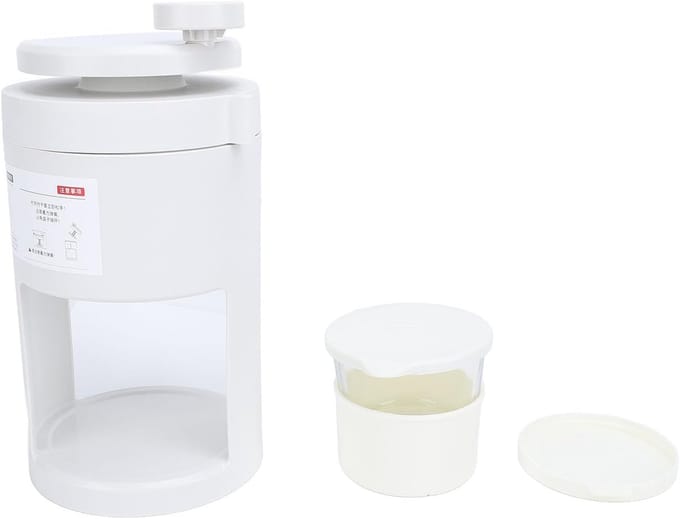 Geschoren Ijsmachine - Ice Crusher Snow Cone Maker - Thuisgebruik Drankjes Maken - Handmatig Aangedreven