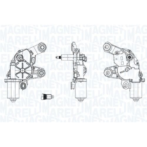 Ruitenwissermotor Original MAGNETI MARELLI 064075400010