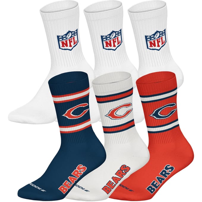 NFL Sokken NFL 6Pack Crew Socks Set van 6