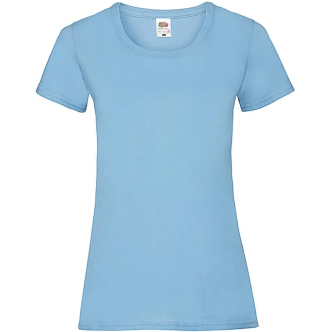 Dames-T-shirt Fruit of the Loom Valueweight