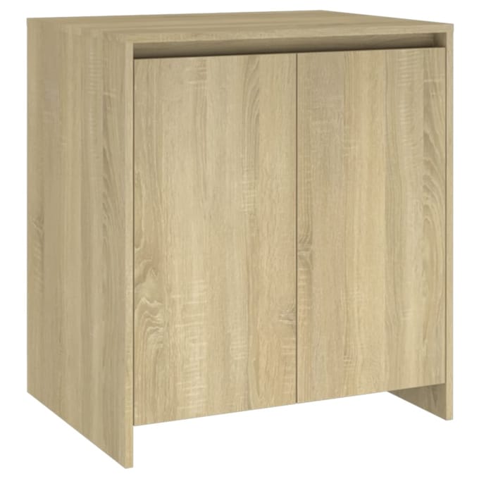 vidaXL - 3 - st - Dressoirs - bewerkt - hout - sonoma - eikenkleurig
