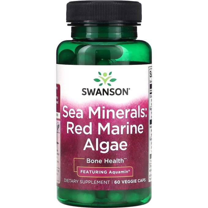 Mariene Mineralen: Roodwier, 60 Veggie Capsules
