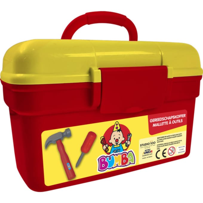 Studio 100 Bumba gereedschapskoffer Baby- en peuterspeelgoed Badspeelgoed Houten speelgoed