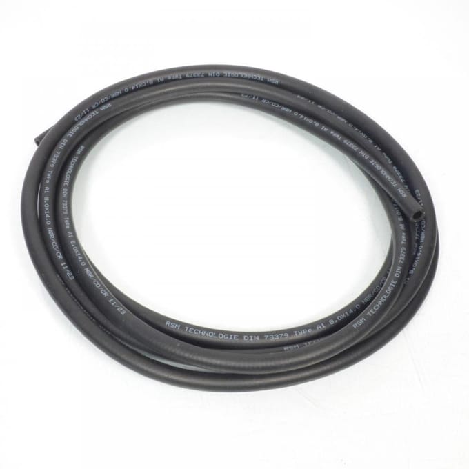 Benzineslang RSM voor tweewieler 8x14 per 5m NRB textiel binnenbekleding