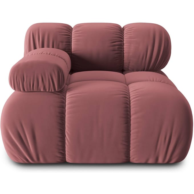 Modulair-hoekelement Tropea links velvet | Milo Casa