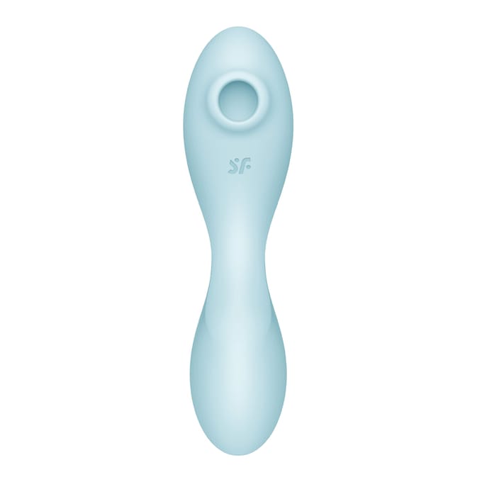 Satisfyer 'Curvy Trinity 5 Connect App', 16,5 cm, met app, 3 motoren, aan beide zijden bruikbaar