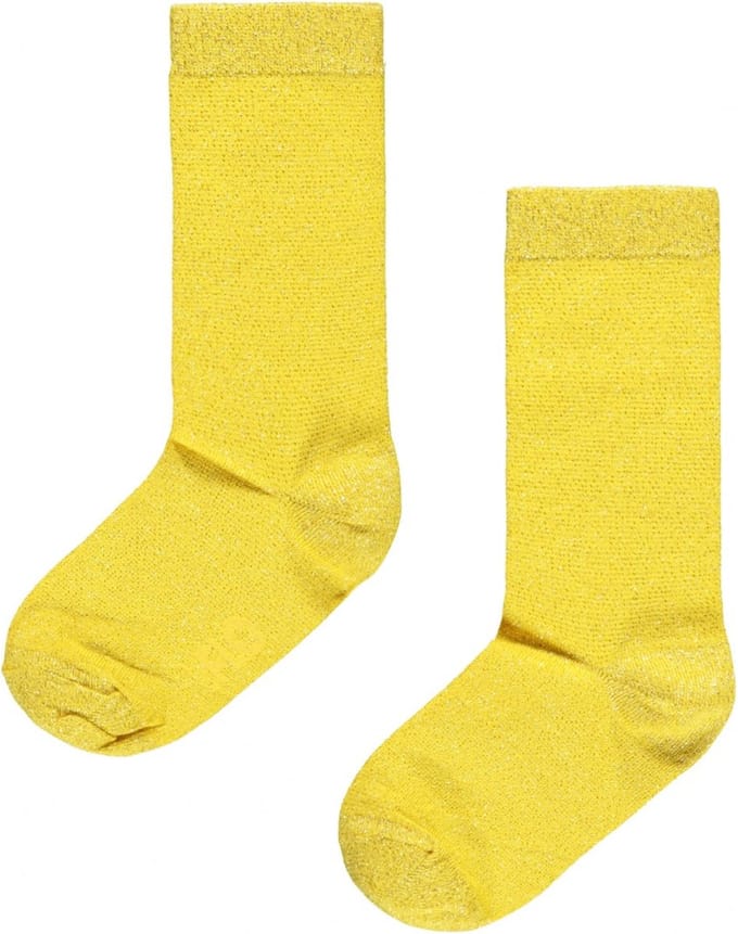 Like Flo Meisjes accessoires Like Flo Flo girls glitter sock Honey 35/38