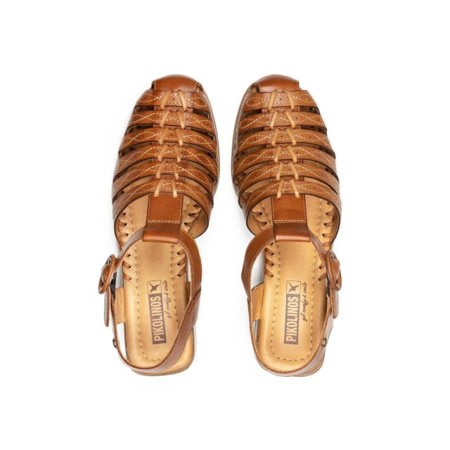 Pikolinos Romana - dames sandaal - Bruin - maat 40 (EU) 7 (UK)