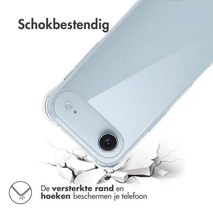 imoshion Hoesje - Geschikt voor Apple iPhone 17 Air - Shockproof Case - Transparant