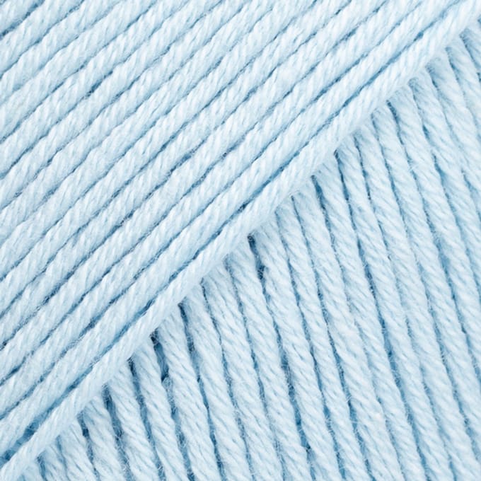 DROPS Safran Uni Colour - 76 poederblauw - Katoen Garen