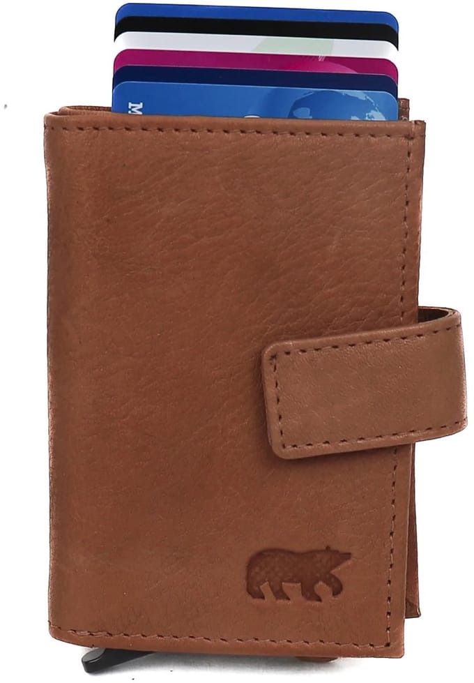 Bear Design Elliot Pasjeshouder / Creditcardhouder - Taupe