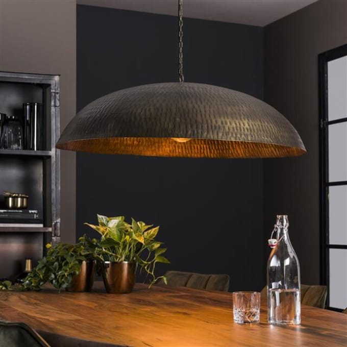 Hoyz Hoyz hanglamp Ø90 brons antiek industrieel