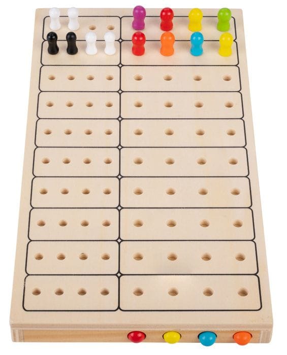 Houten Logic Spel – Code Raden – 2 Spelers – Strategisch Denkspel – Mastermind Variant in Hout – Engelhart