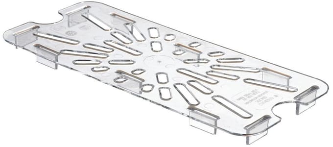 Camwear Gastronorm lekrooster 1/3 polycarbonaat helder transparant - Per stuk