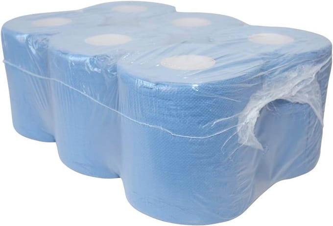 Handdoekrol Midi 2-laags 150m 20cm - Absorberend en Perforeerd Papier voor Hygiene