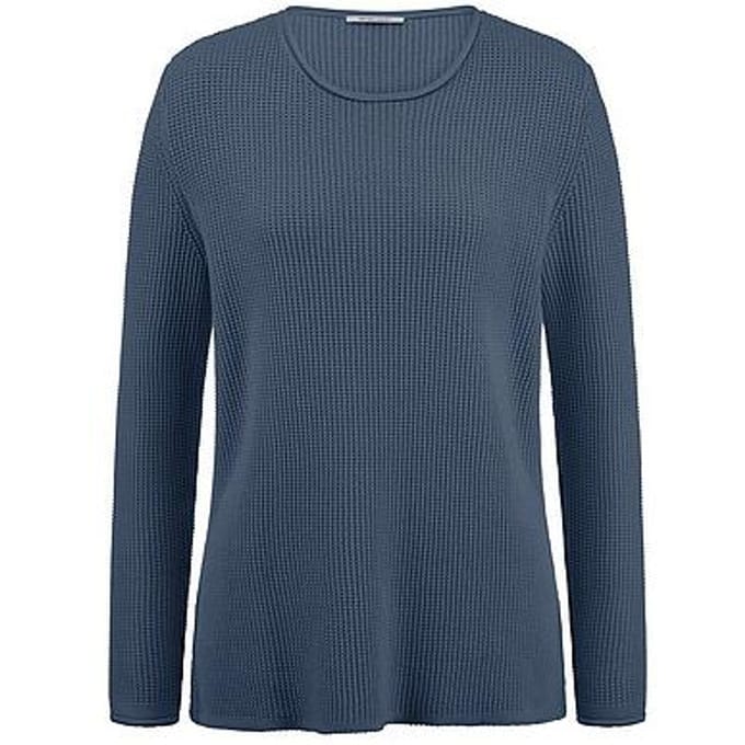 Trui ronde hals Van Peter Hahn blauw