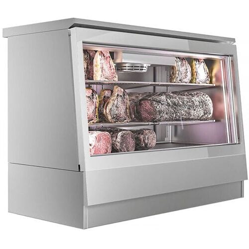 GGM Gastro Dry Aging Kühlvitrine - 1400mm - Edelstahl