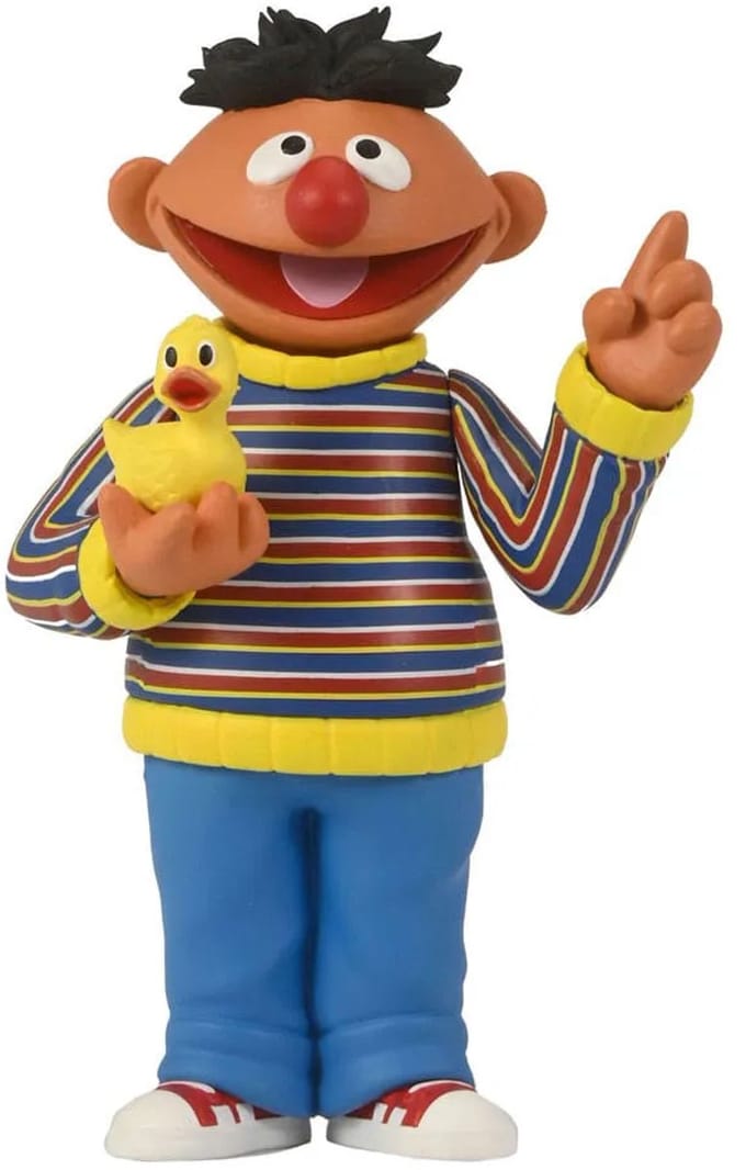 NECA Sesame Street Toony Classics Action Figure Ernie 15 cm Action Figuur