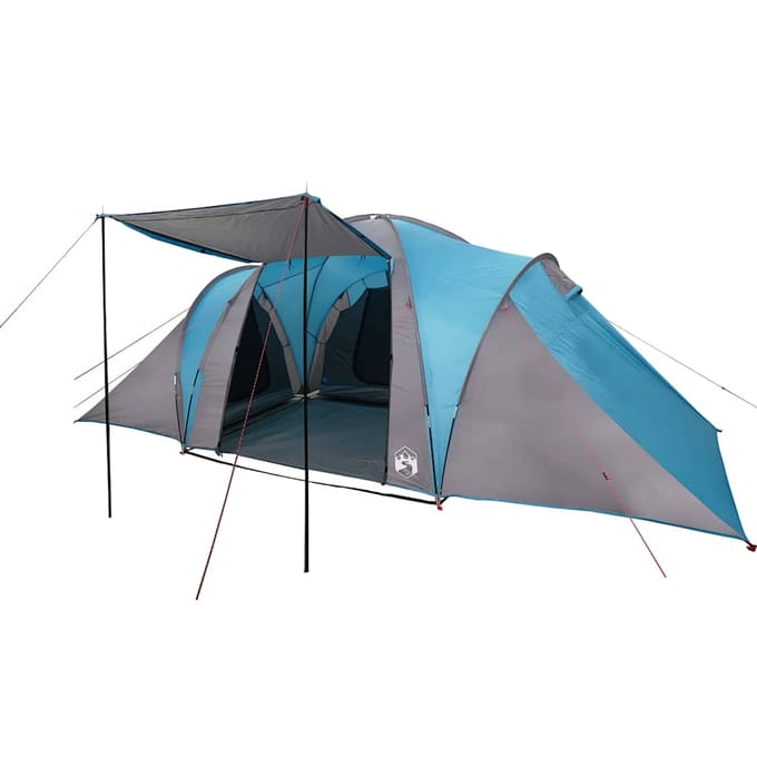 Vidaxl Tente Familiale, Dôme, 6 Personnes, Bleu, Imperméable