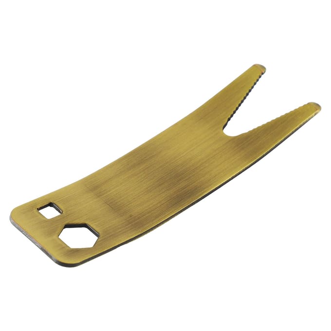 Gitaar Bas Multi Tool Moersleutel Multifunctionele Bas Multi Tool Sleutel voor Knop Onderhoud 10cm brons