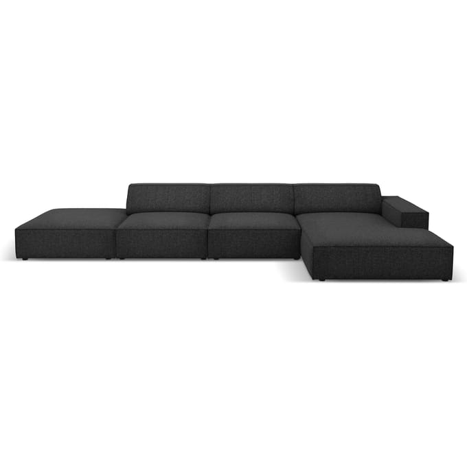5-zitshoekbank Jodie rechts chenille | Micadoni Home