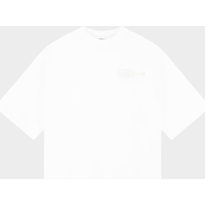 Stieglitz Tin Oversized Boxy T-shirt White Größe: XL | Hemden Outlet | Damen | Weiß
