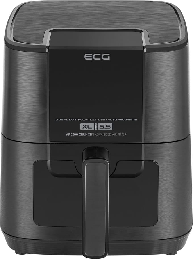 ECG AF 5500 Crunchy, Hot air fryer, 5,5 L, 80-200 °C, 60 min timer