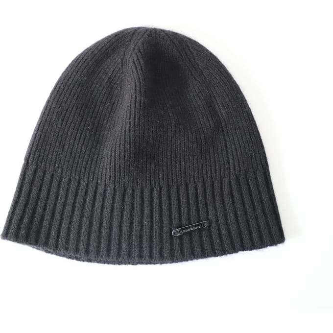 Burberry Gebreide Muts in Zwarte Cashmere