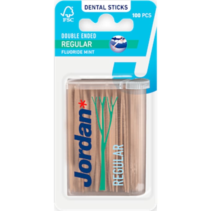 Jordan - Clean Between Sticks - Tandenstokers - Regular - 100 Stokers