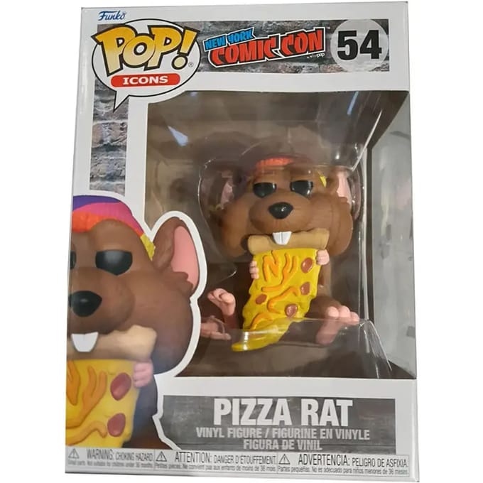 Beeldje Funko POP New York Comiccon Pizza Rat