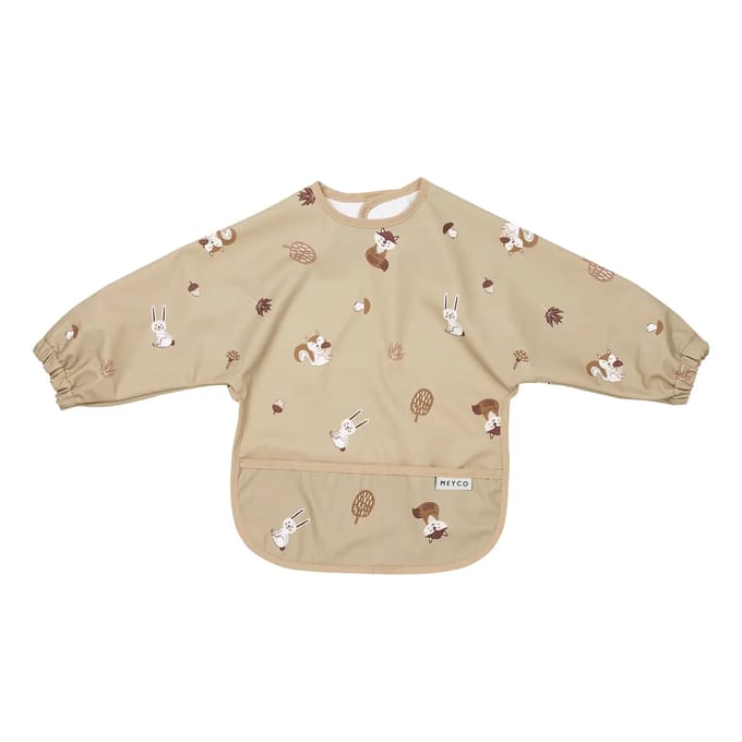 Meyco Baby Forest Animals mouwslab - sand