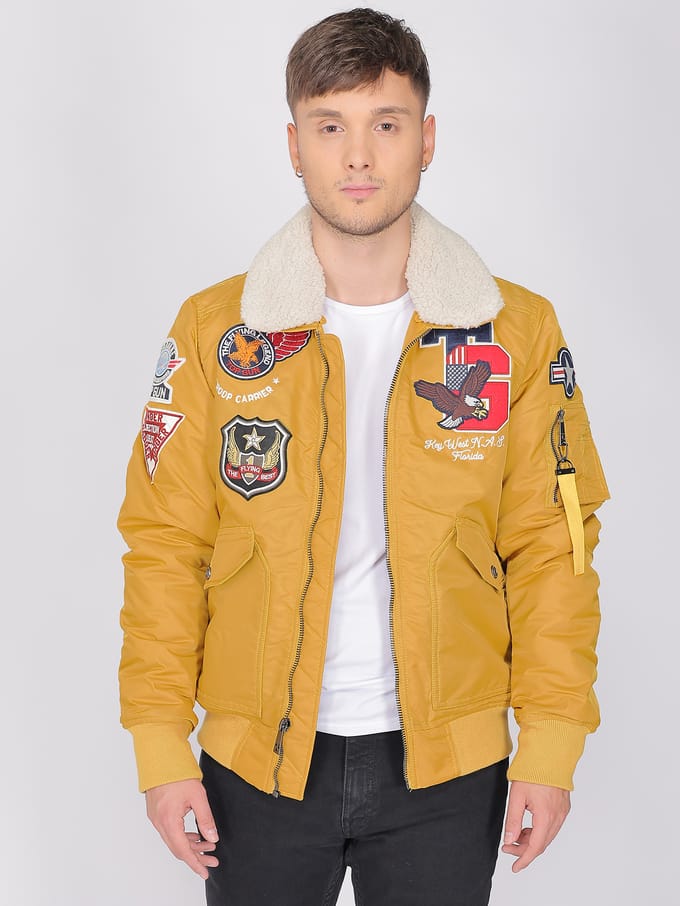 Top Gun bomberjack TG23002 met imitatiebontkraag