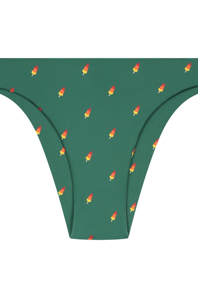 A-DAM Bikini Bottom Rocket Bottom Smoke Pine Maat: S | Bikini's Outlet | Dames | Groen